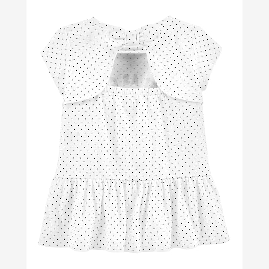 Conjunto Infantil Carter's 2 Peças Poás Cupcake Branco/Preto Tam 2 a 5