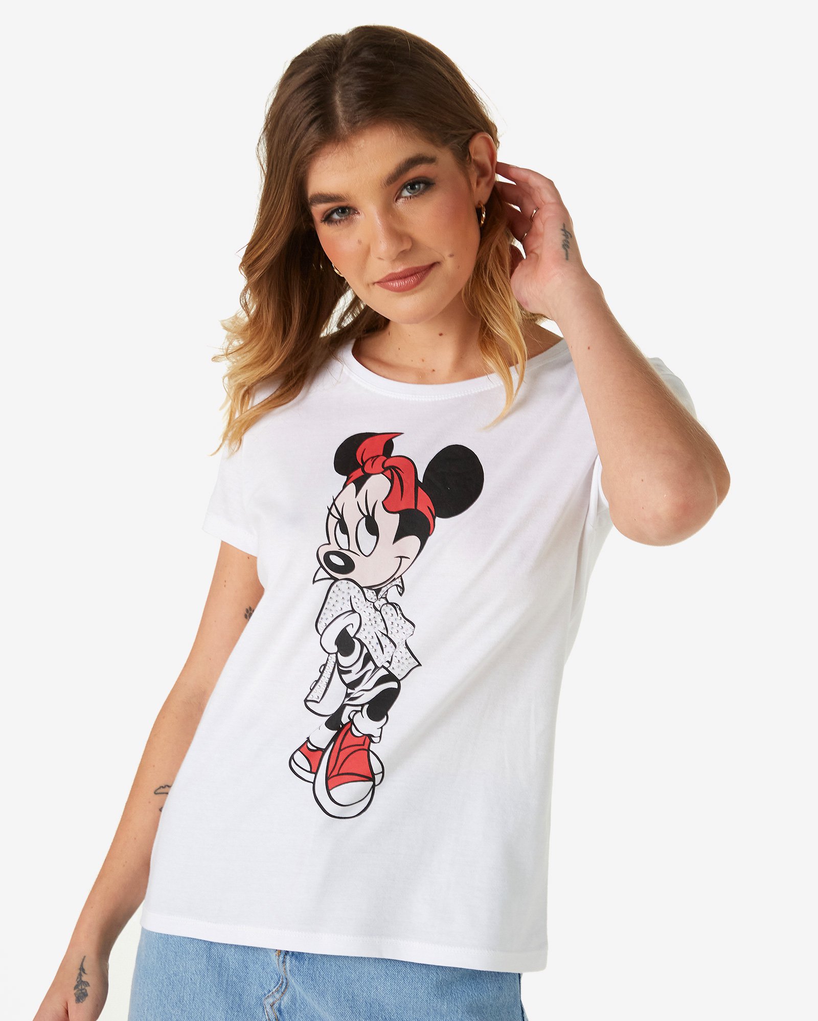 camiseta minnie riachuelo