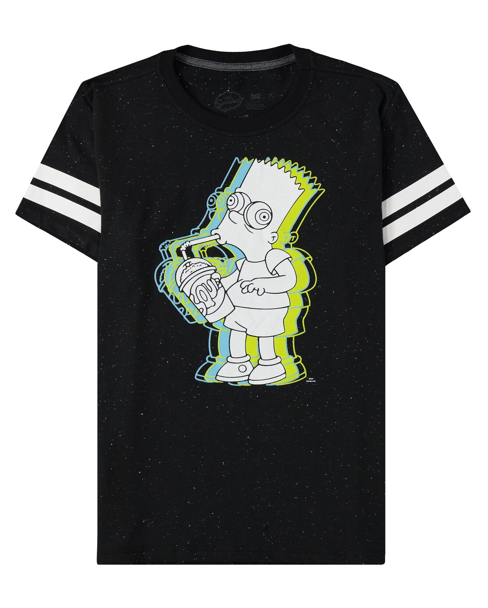 Riachuelo Camiseta Juvenil Bart Simpson Preto Tam 10 a 18