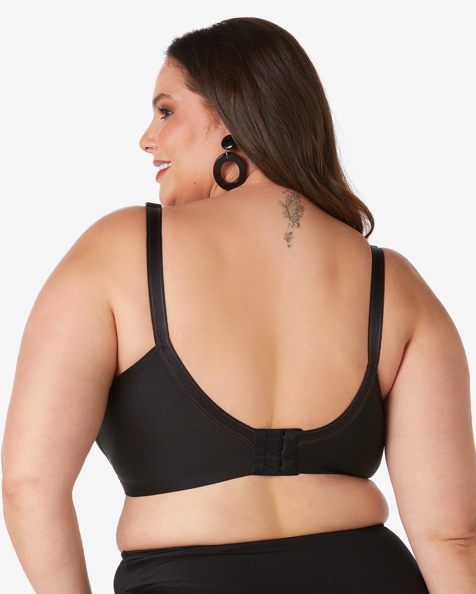 Riachuelo | Sutiã Plus Size Cobertura Total sem Bojo Renda Delrio Preto