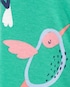 Macacão pijama infantil passarinhos verde | Carter's