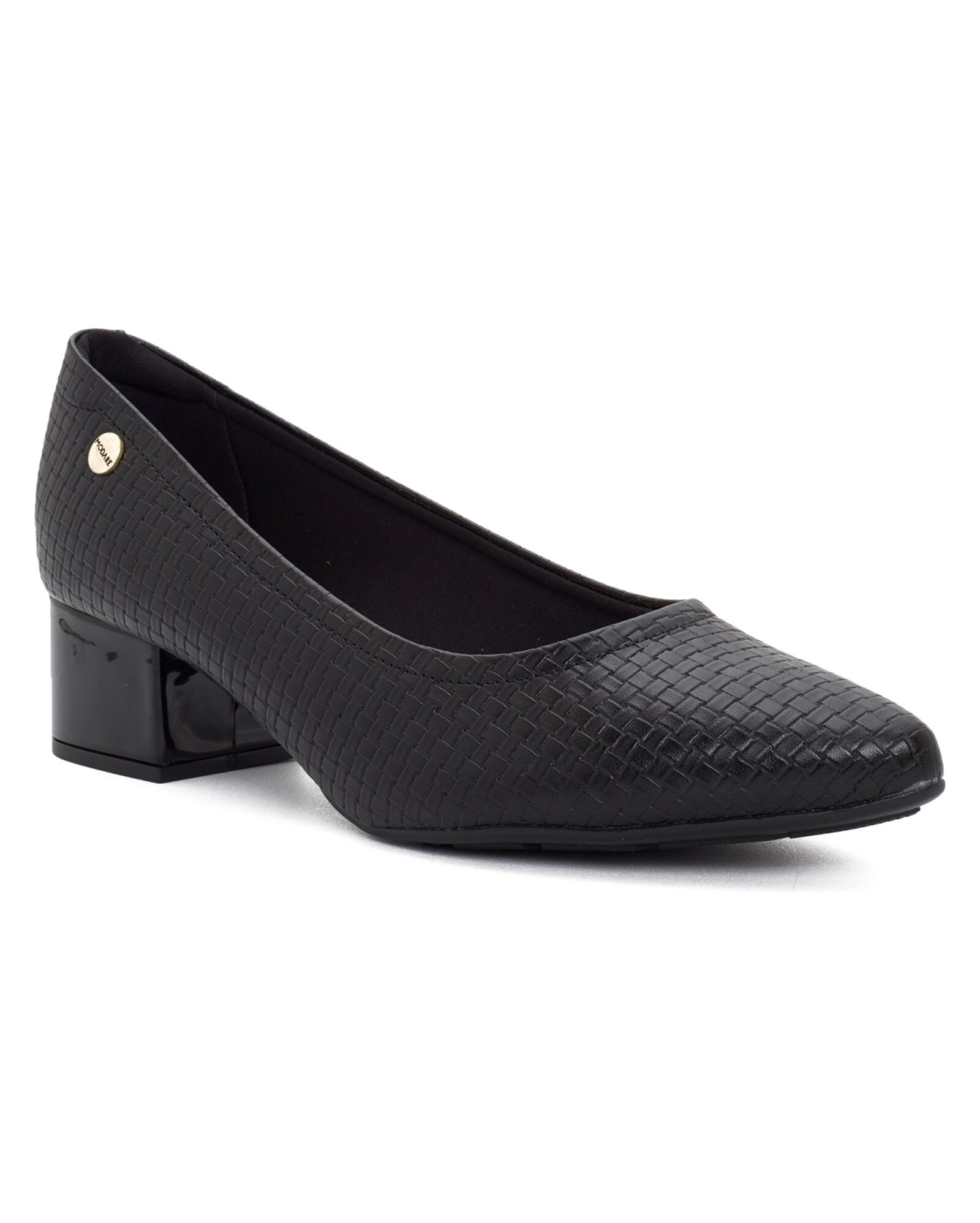 Riachuelo | Sapato Scarpin Ultra Conforto Textura Modare Preto