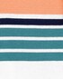 Body Bebê Carter's Regata Listras Bolso Multicor Tam RN a 24 Meses