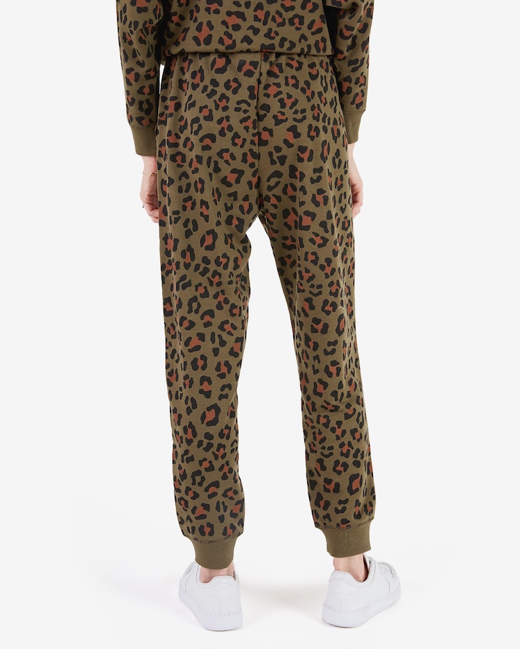 Riachuelo Calça de Moletom Feminina Jogger sem Felpa Animal