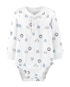 Body Bebê Carter's Bichinhos Branco Tam 1 a 12 Meses