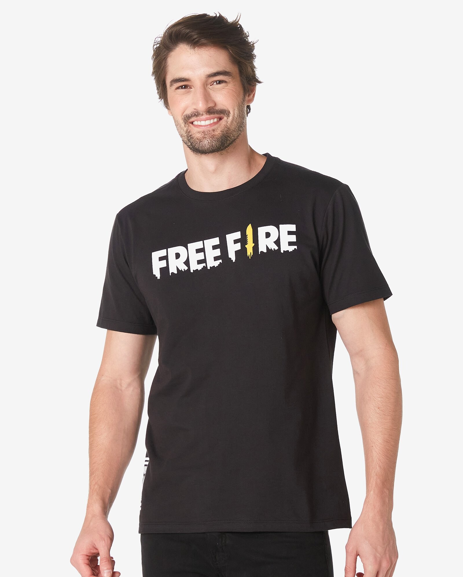 camiseta masculina free fire