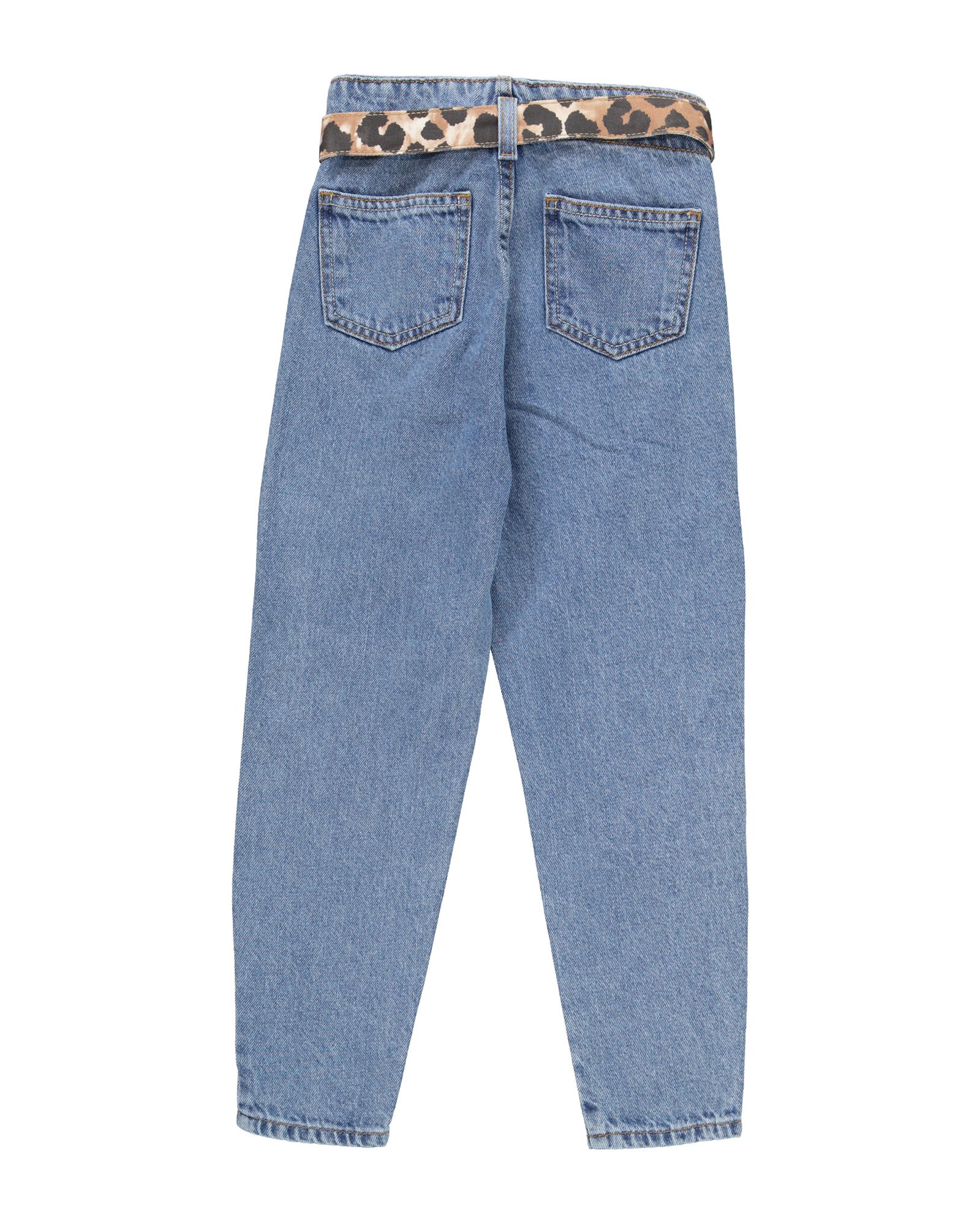 Riachuelo Calça Jeans Infantil Paper Bag Denim Claro Tam 4 a 10 Pool