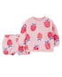 Conjunto Bebê Carter's 2 Peças Frutinhas Rosa Claro/Rosa Pink Tam RN a 24 Meses