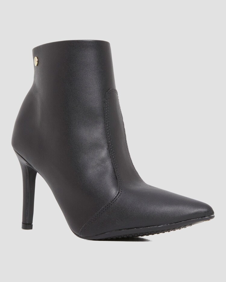 Riachuelo Bota Cano Curto Salto Alto Zíper Vizzano Preto