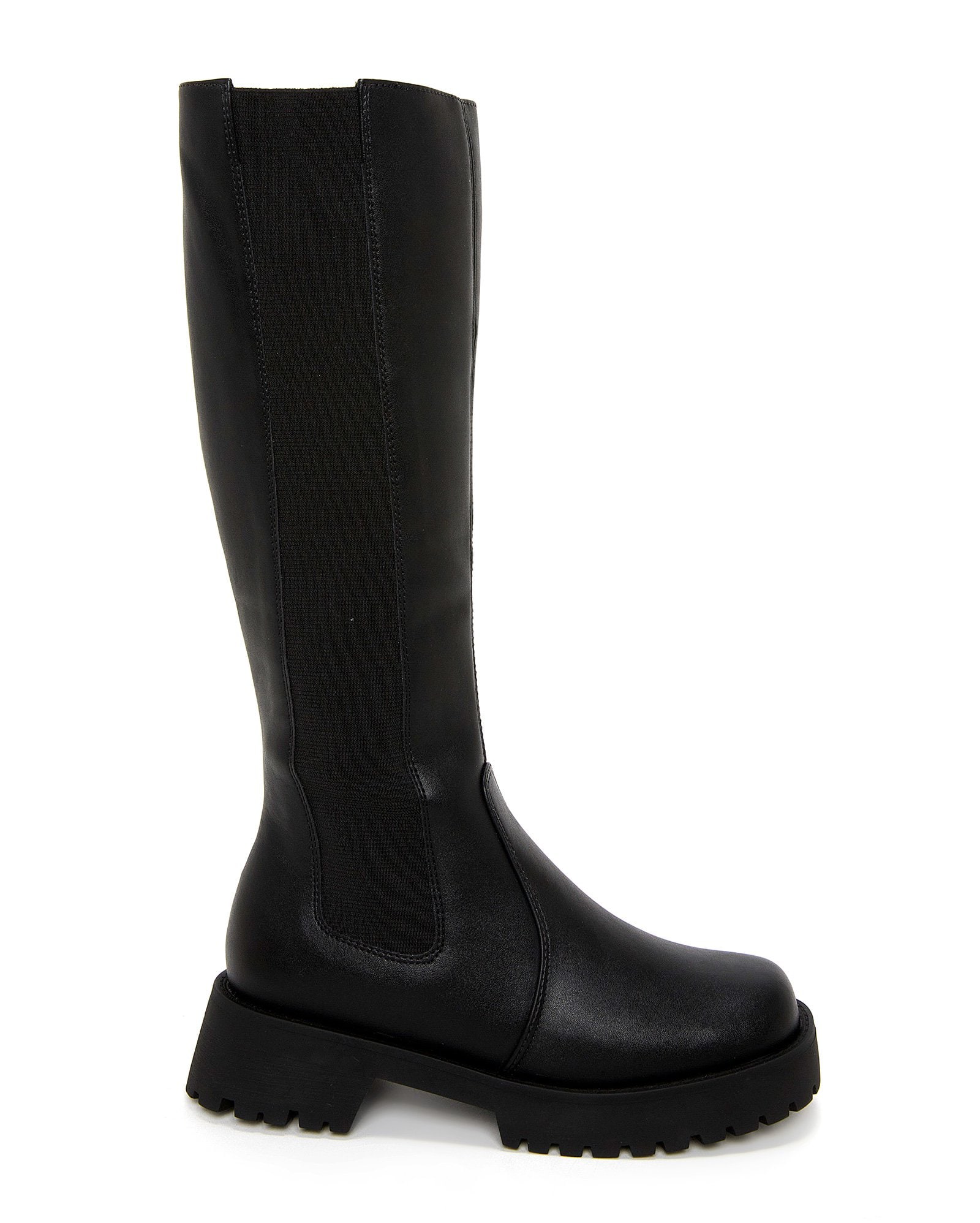 Riachuelo | Bota Cano Alto Skin Tratorada Zatz Preto