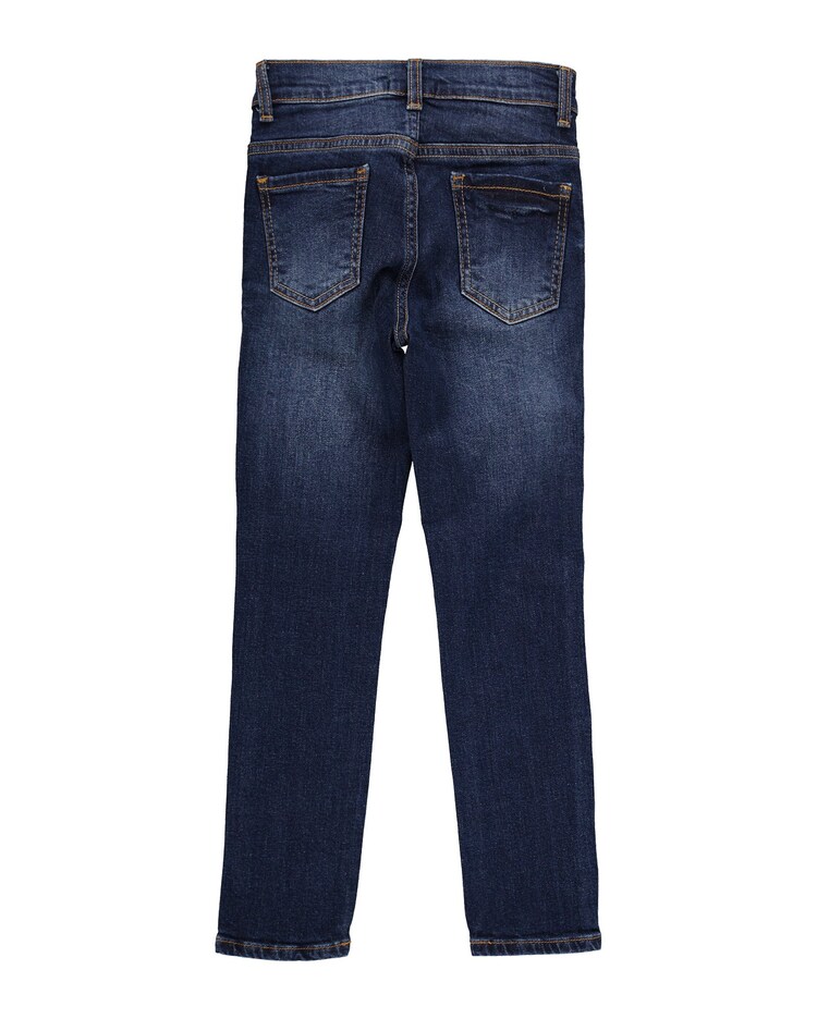 Riachuelo Calça jeans infantil skinny 4-10A denim médio Pool