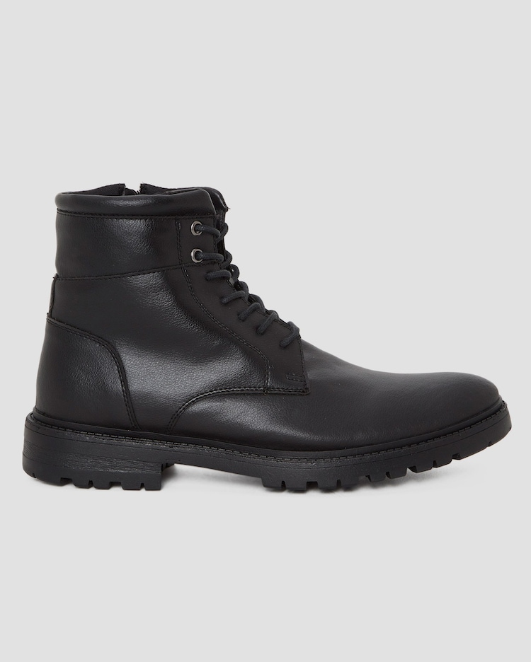 Riachuelo Bota Coturno Cano Alto Talk Flex Preto
