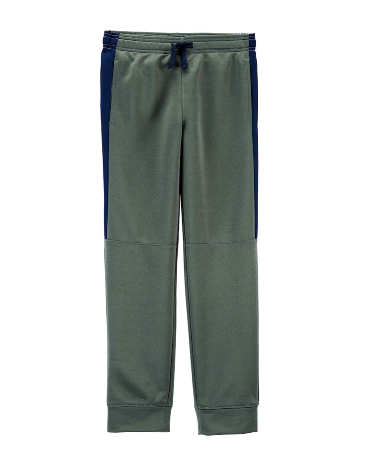 Calça Infantil Jogger com Recortes Carter's Cinza Tam 6 a 8
