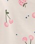 Blusa de Moletom Infantil Carter's Frutinhas Rosa Claro Tam 2 a 5