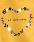 Conjunto Bebê Carter's 3 Peças Floral Amarelo/Azul Marinho/Branco Tam RN a 24 Meses