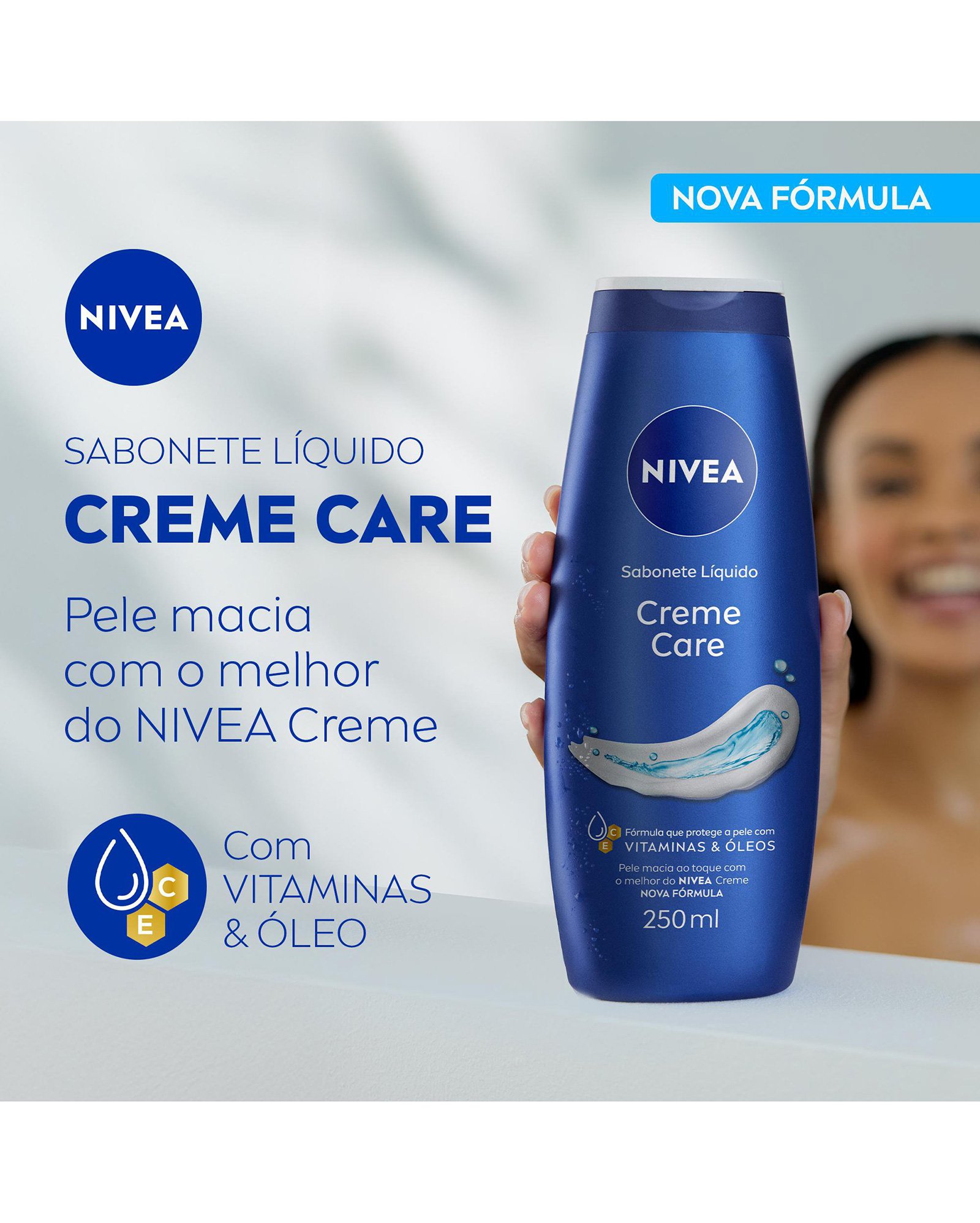 Sabonete líquido Creme Care 250ml | Nivea