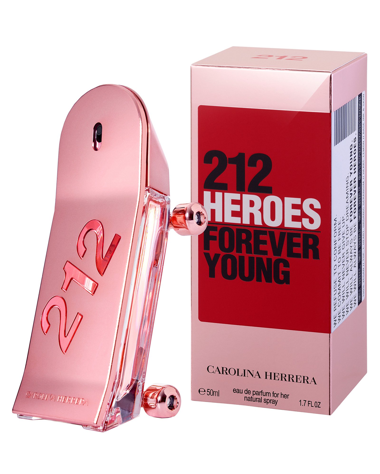 Perfume 212 Heroes For Her feminino Eau de Parfum - 50 ML | Carolina Herrera