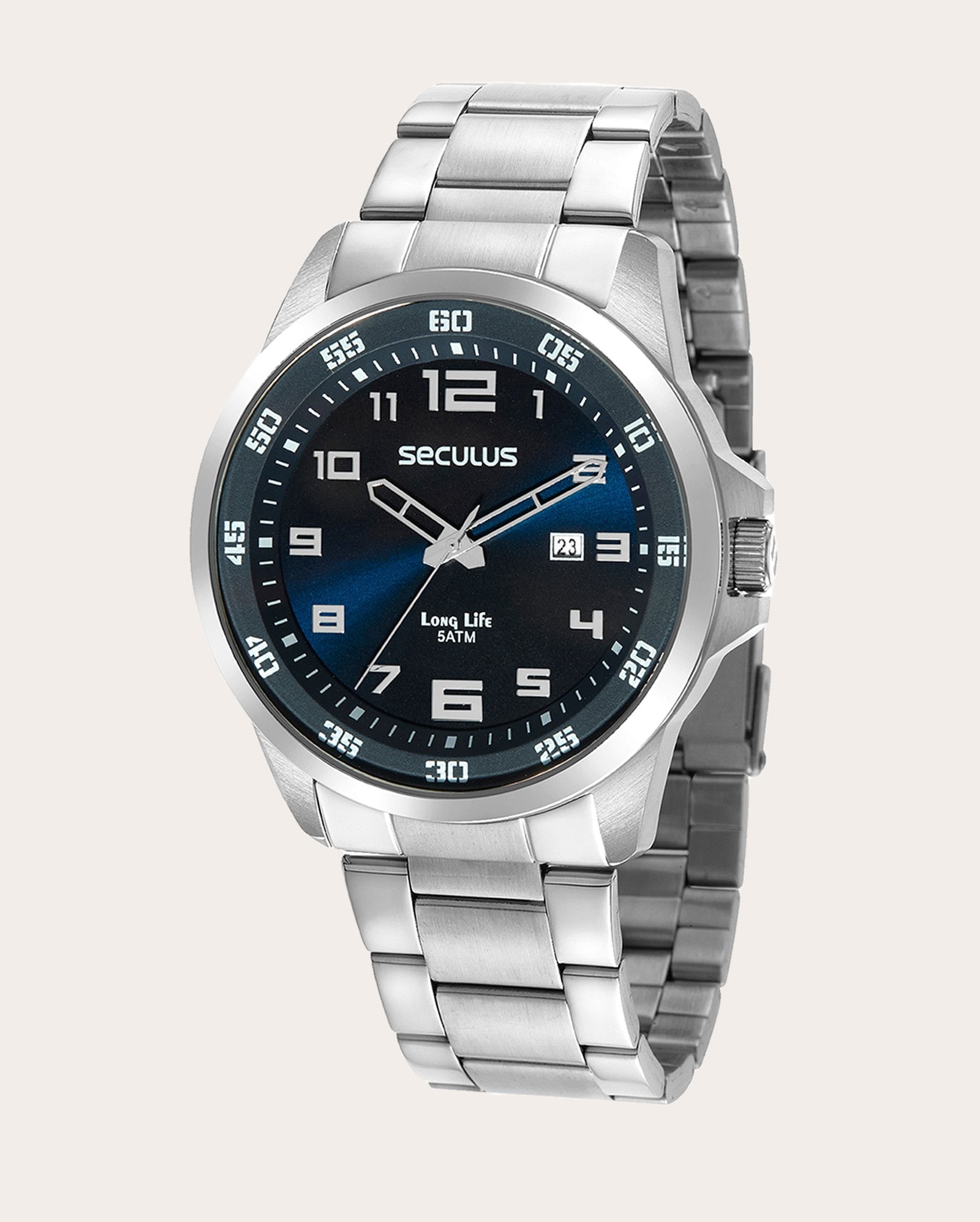 Relógio analógico masculino 44011G0SVNA1 - prata | Seculus