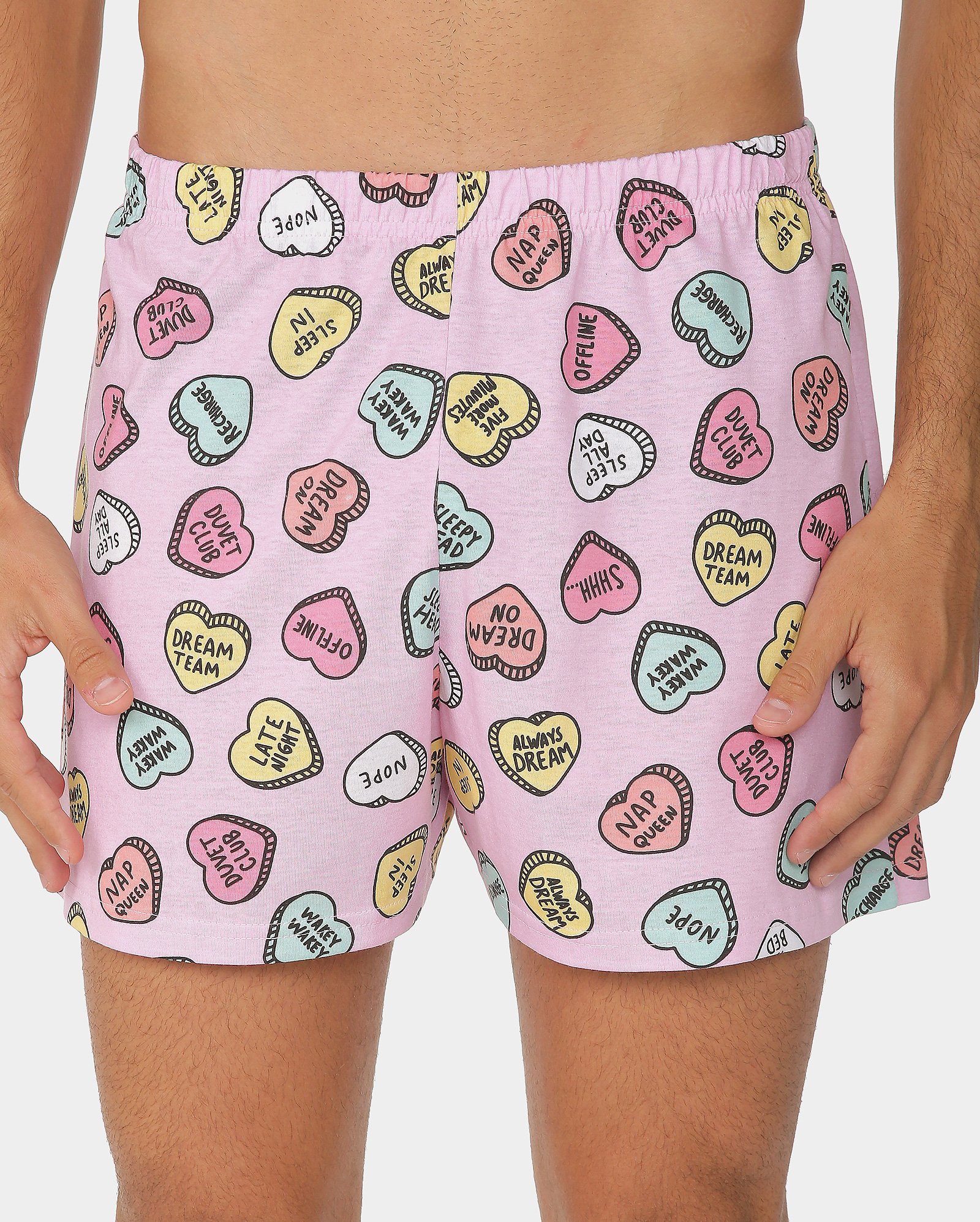 Riachuelo | Cueca Samba Canção Coração Rosa Pool by Riachuelo