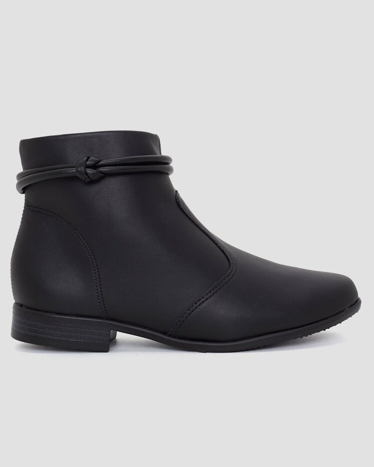 Riachuelo Bota Feminina Cano Baixo Salto Moleca Preto Riachuelo