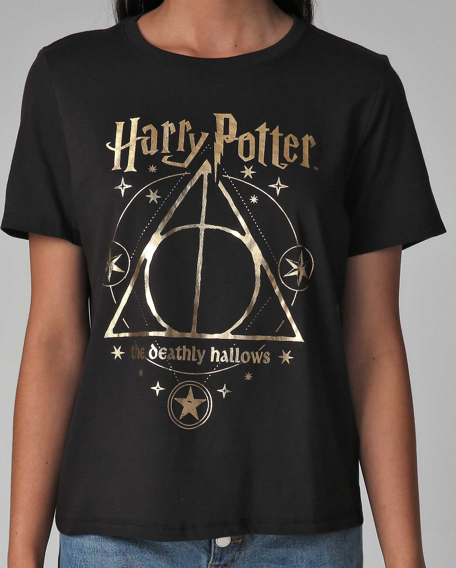 Riachuelo | Camiseta feminina Harry Potter preta | Warner Bros