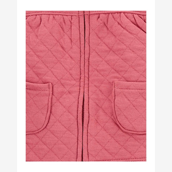 Conjunto Bebê 3 Peças Matelassê Camuflado Rosa/Branco Carter's Tam RN a 24M 
