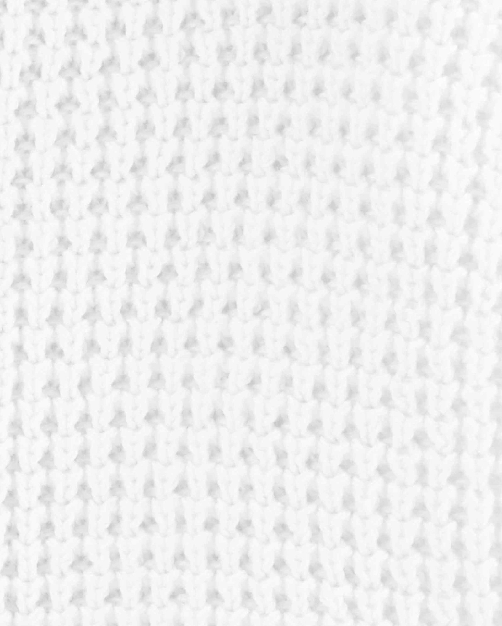 Casaco bebê em tricot branco | Carter's
