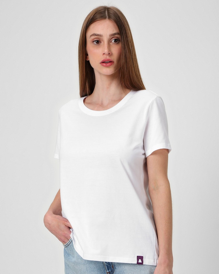 Camiseta Básica Cea Blusas Basics Camiseta Básica Em Algodão