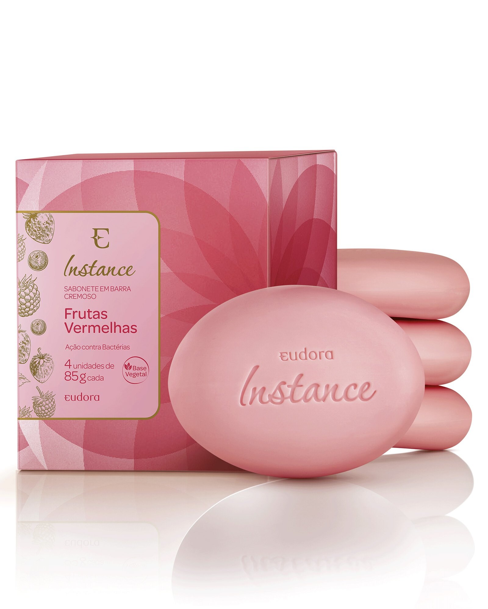 Instance Sabonete Riachuelo | Kit Sabonete em Barra 4 Unidades Frutas Vermelhas Instance ...