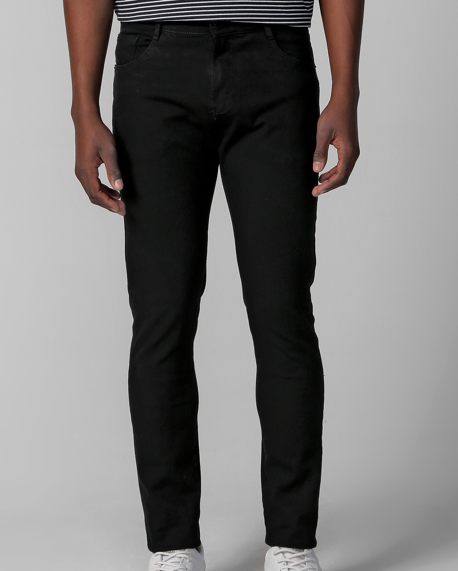 Collab Riachuelo Roupas Fitness Black Jeans CalÃ§a Skinning