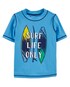 Camiseta de praia infantil surf life azul | Carter's