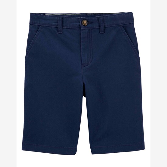Bermuda Jeans Color Infantil Carter's Azul Tam 6 a 8
