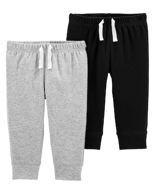 Kit calça bebê 2 peças cós de elástico multicor | Carter's