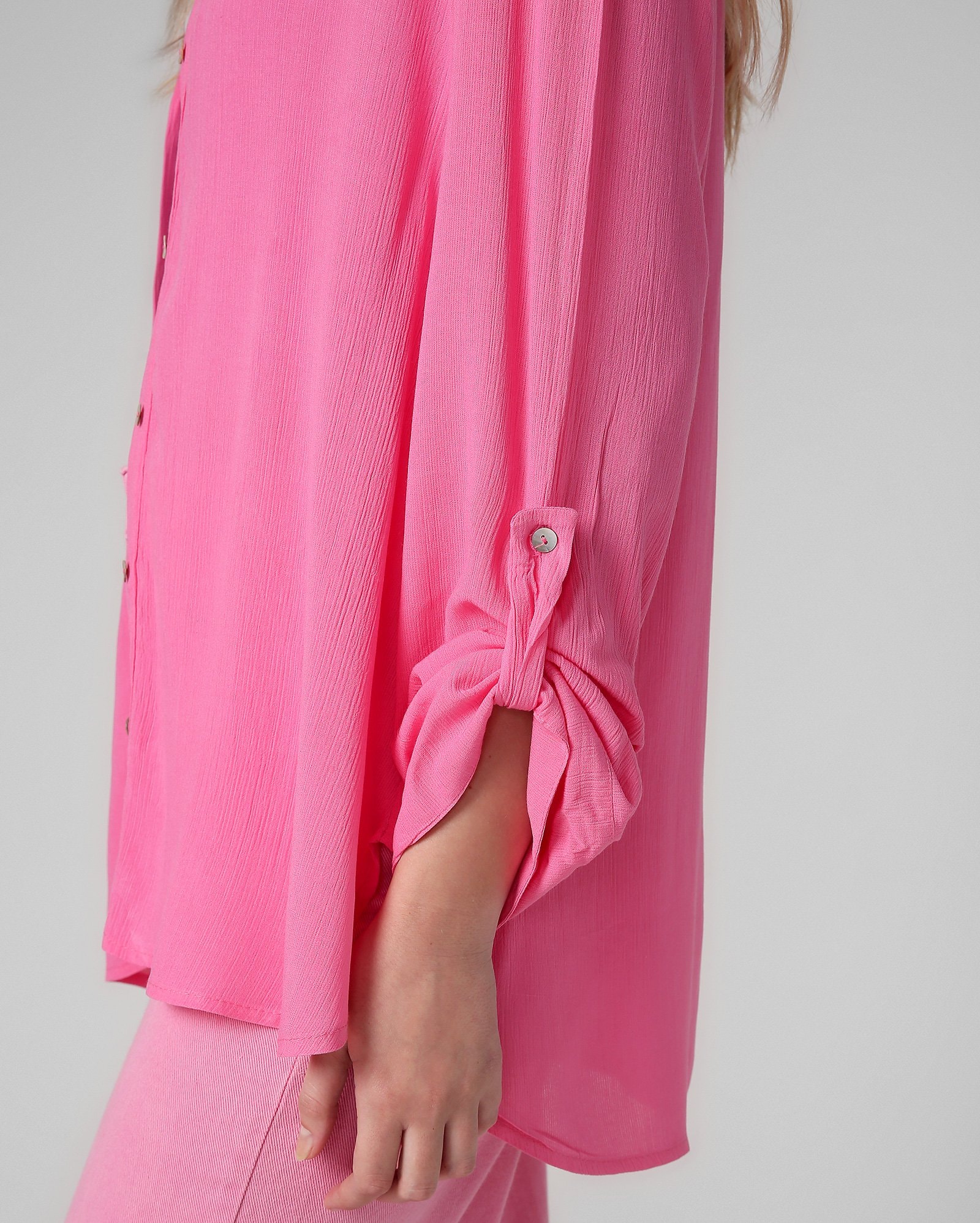 Riachuelo Camisa Feminina Manga 3 4 Rosa Pool Basics By Riachuelo riachuelo-camisa-feminina-manga-3-4-rosa-pool-basics-by-riachuelo