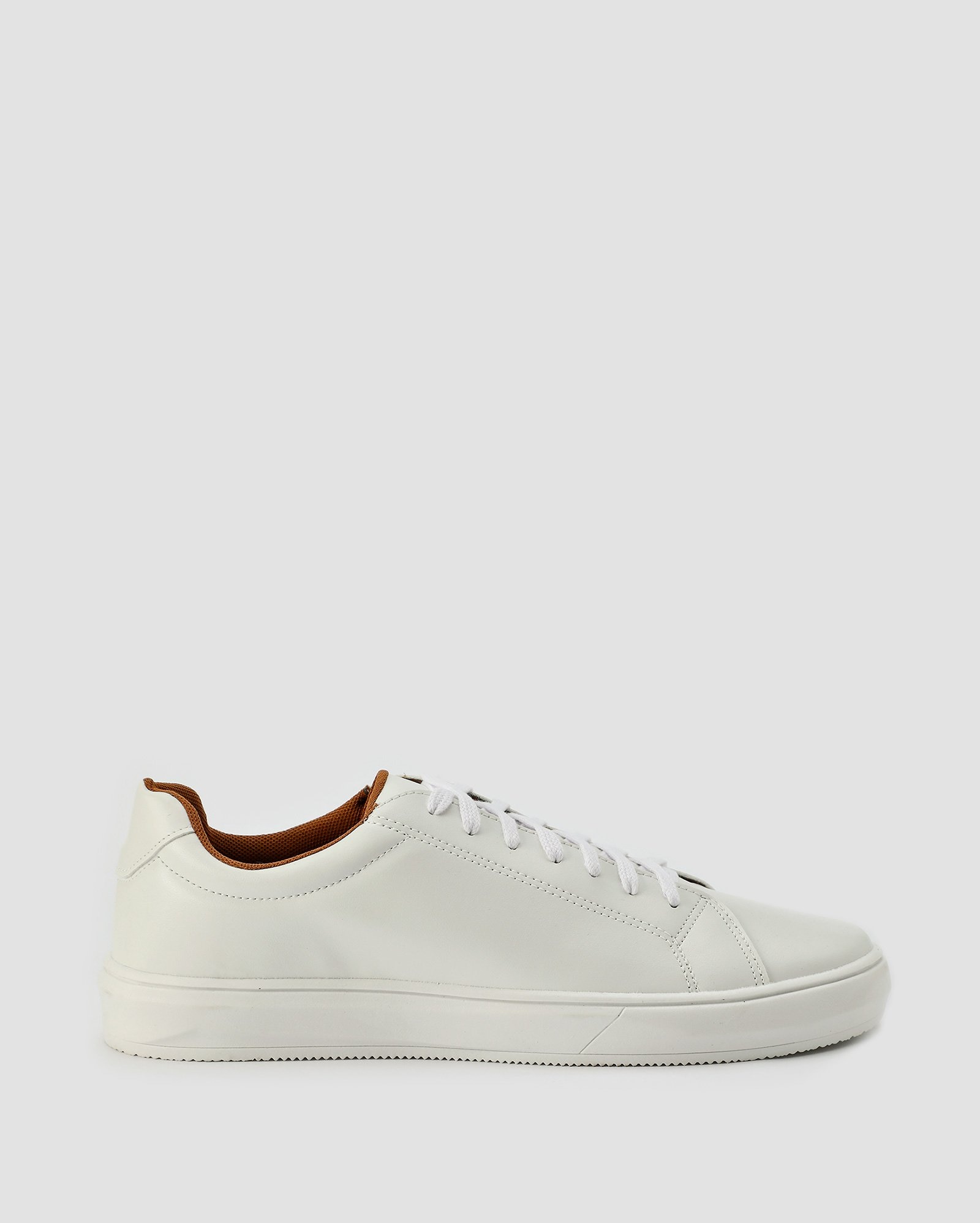Sapatênis casual fosco com pespontos - Branco | Riachuelo