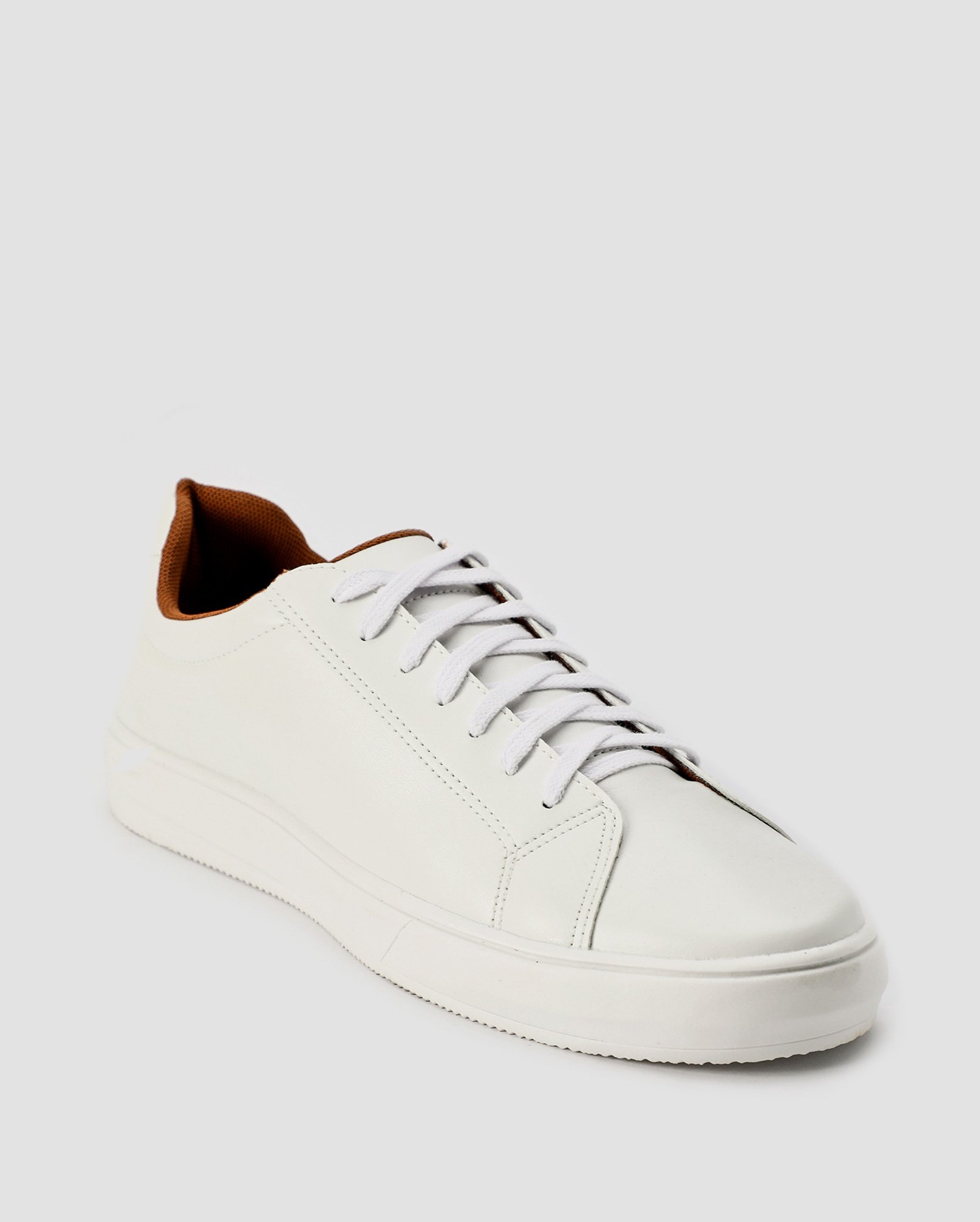 Sapatênis casual fosco com pespontos - Branco | Riachuelo