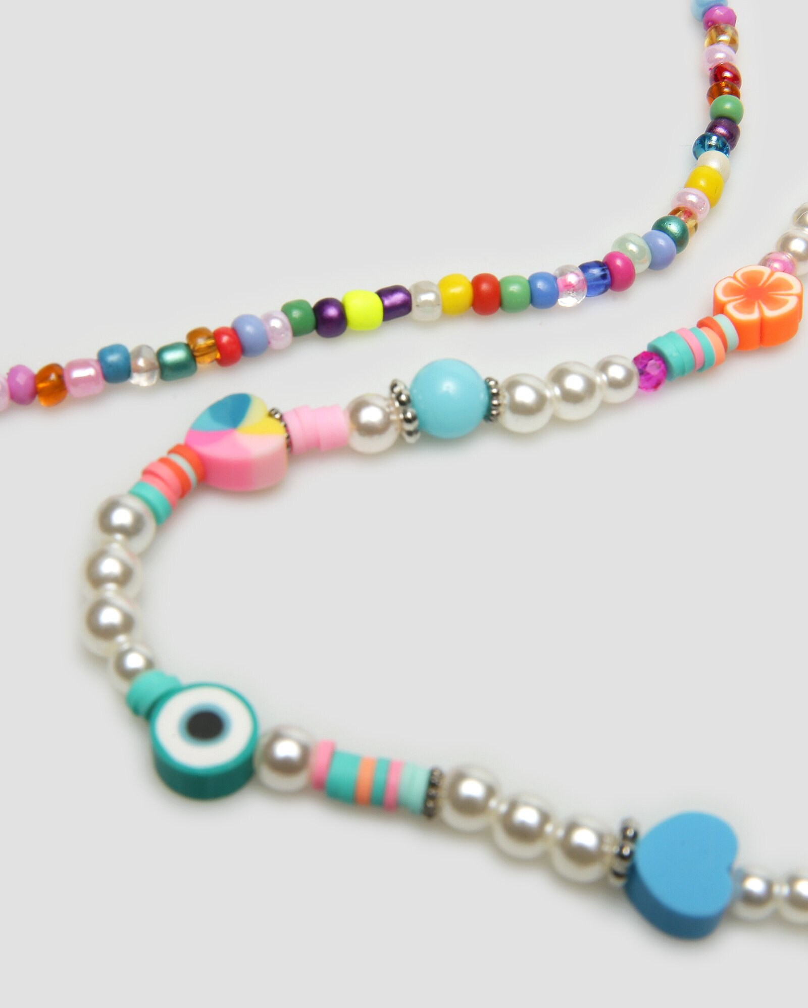 Colares Riachuelo Riachuelo | Kit colar feminino miçangas 2 peças
