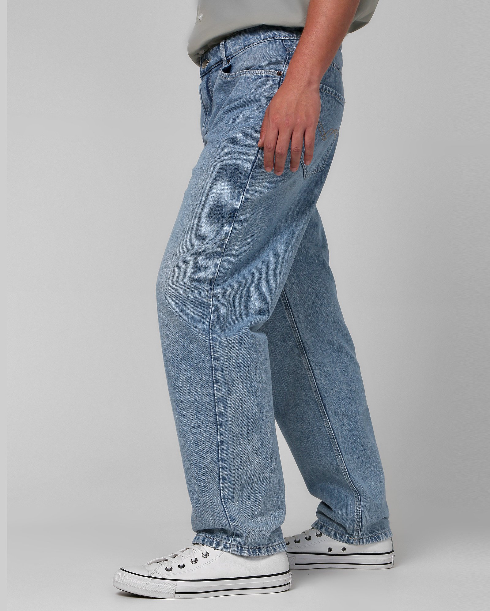 Wide Leg Jeans Men Loose American Style Casual Spring Autumn Trendy Retro Unisex Denim Trousers Boyfriend Oversize Streetwear