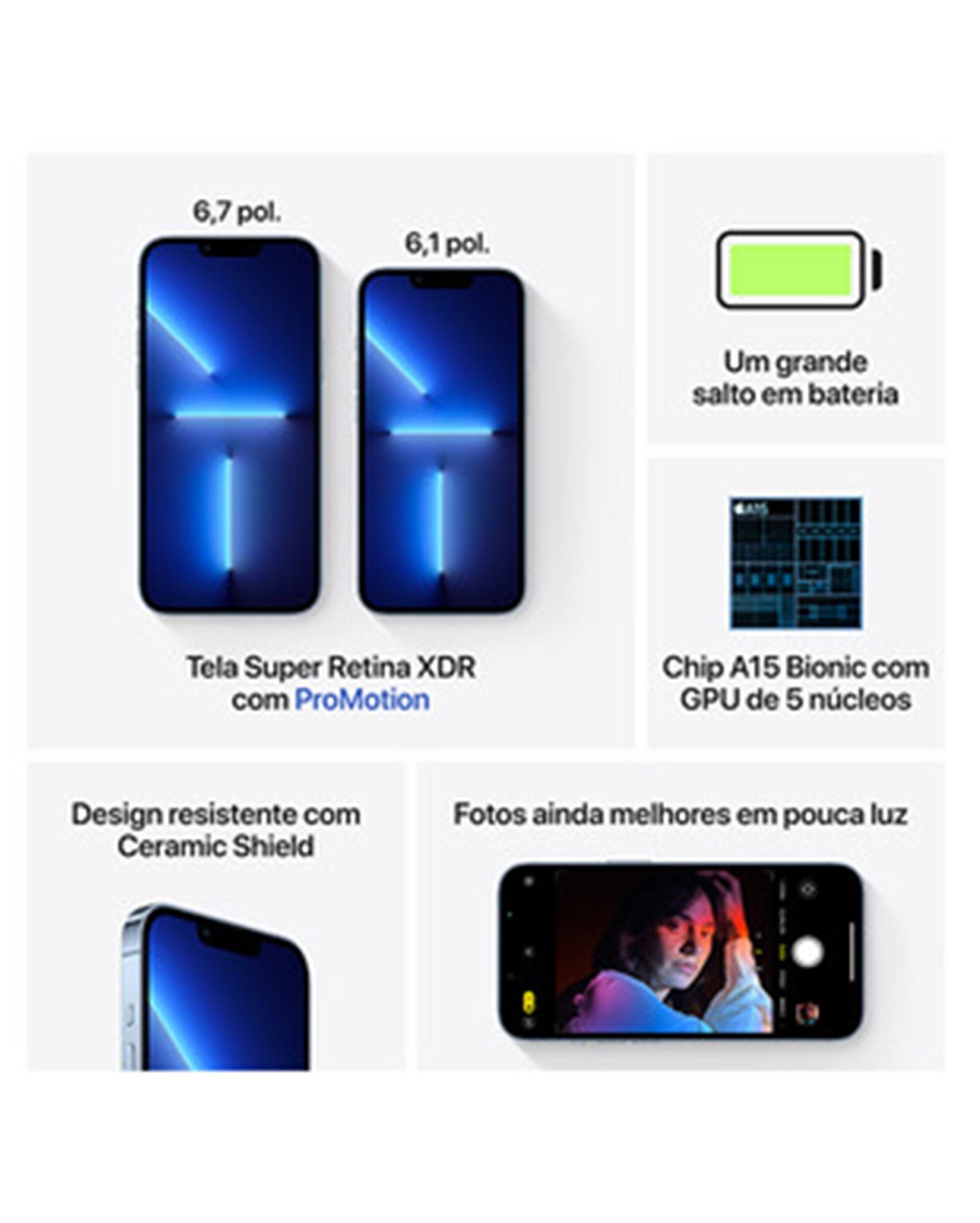 Riachuelo | IPhone 13 Pro Max Apple IOS 15 Tela 6,7