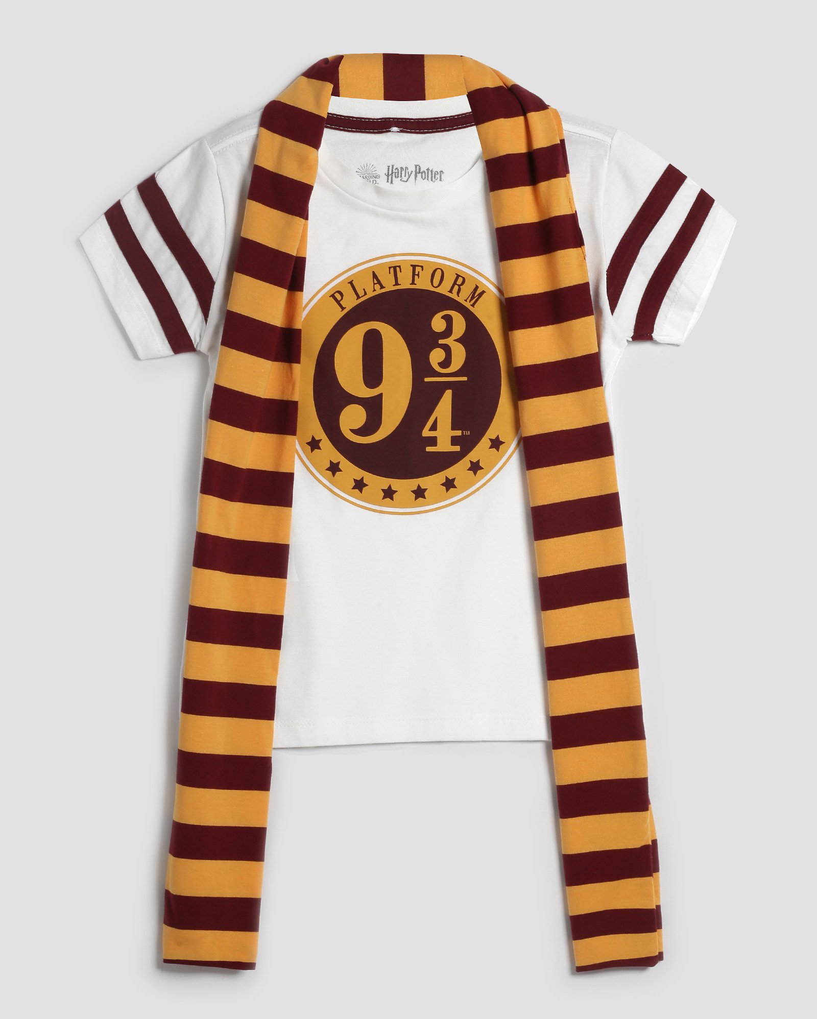 Camiseta Infantil Harry Potter Tam 2 a 10 + Cachecol FANLAB
