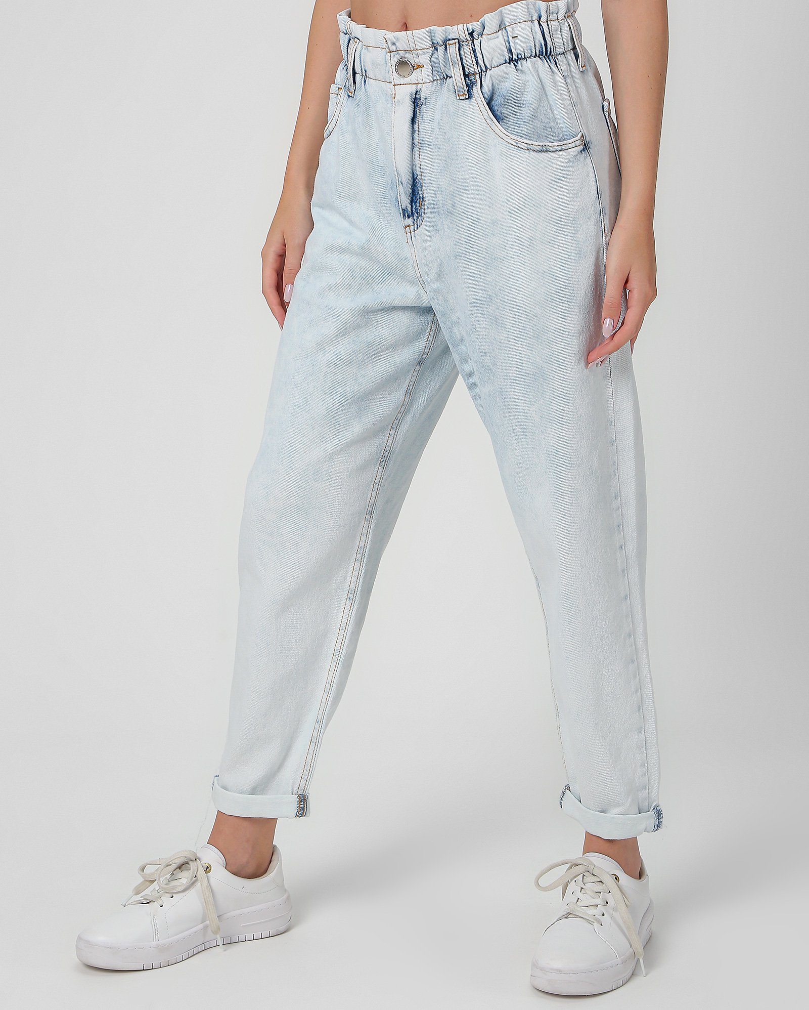 Riachuelo | Calça jeans feminina baggy denim claro | Pool by Riachuelo