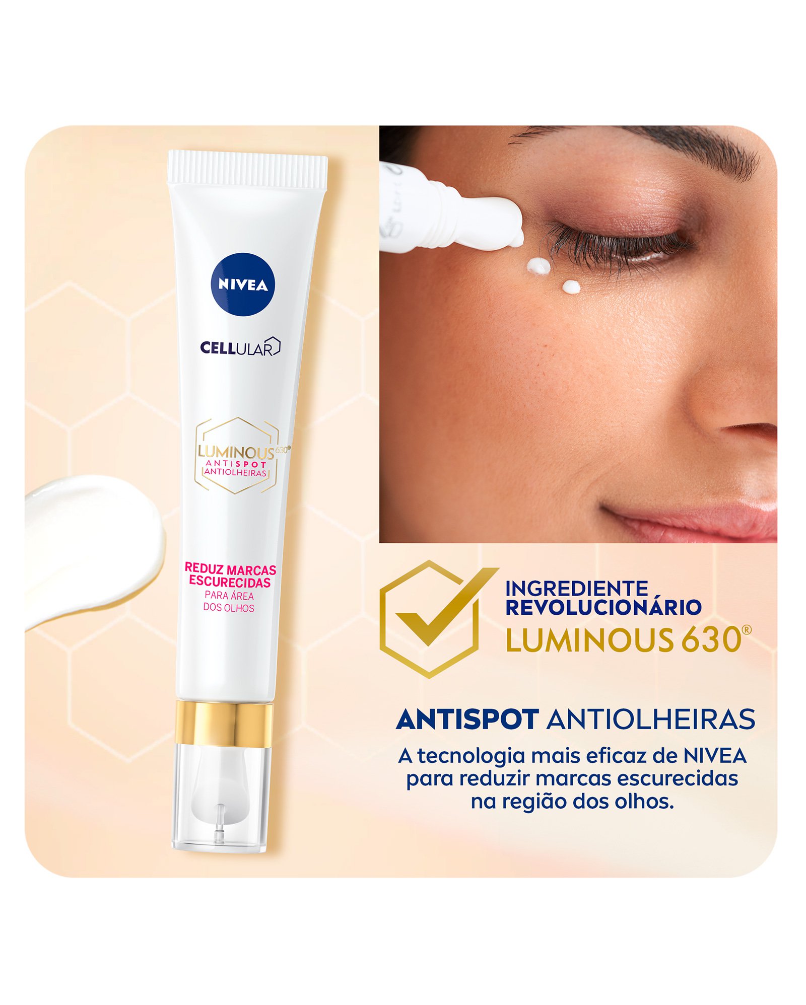 Riachuelo | Creme para Área dos Olhos Antispot Nivea Celullar Luminous ...
