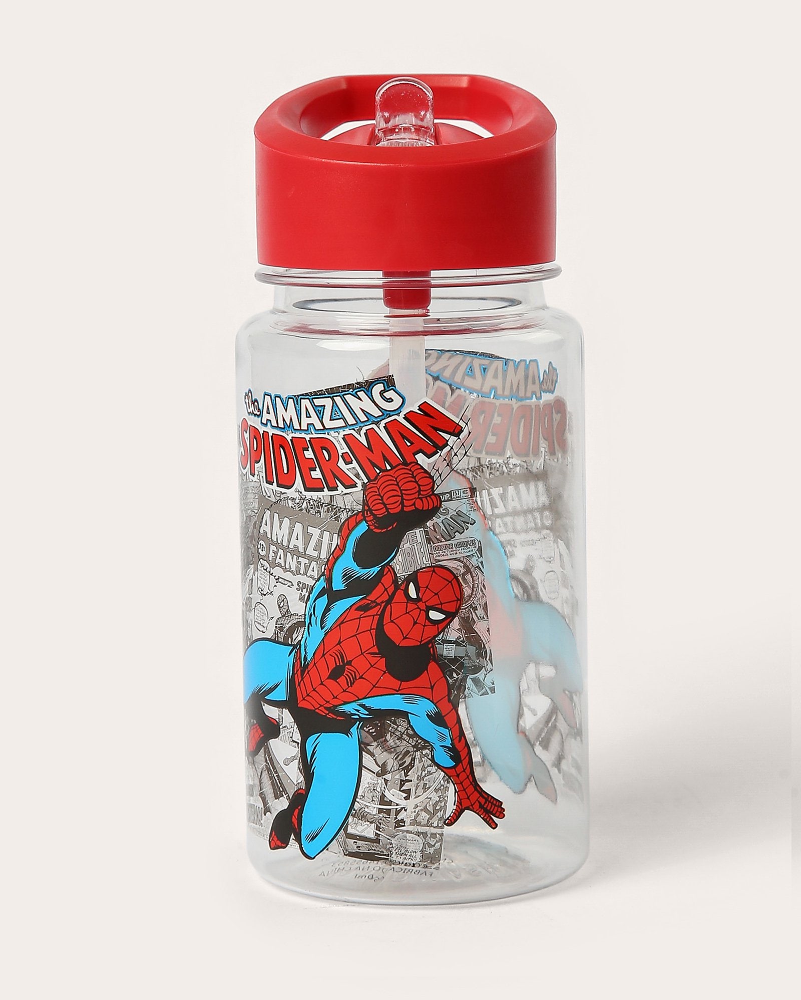 Garrafa squeeze Espetacular Homem-Aranha 450ml vermelha | Marvel