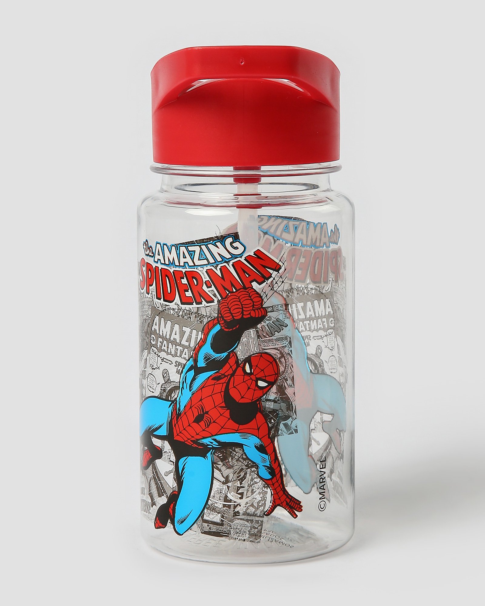 Garrafa squeeze Espetacular Homem-Aranha 450ml vermelha | Marvel