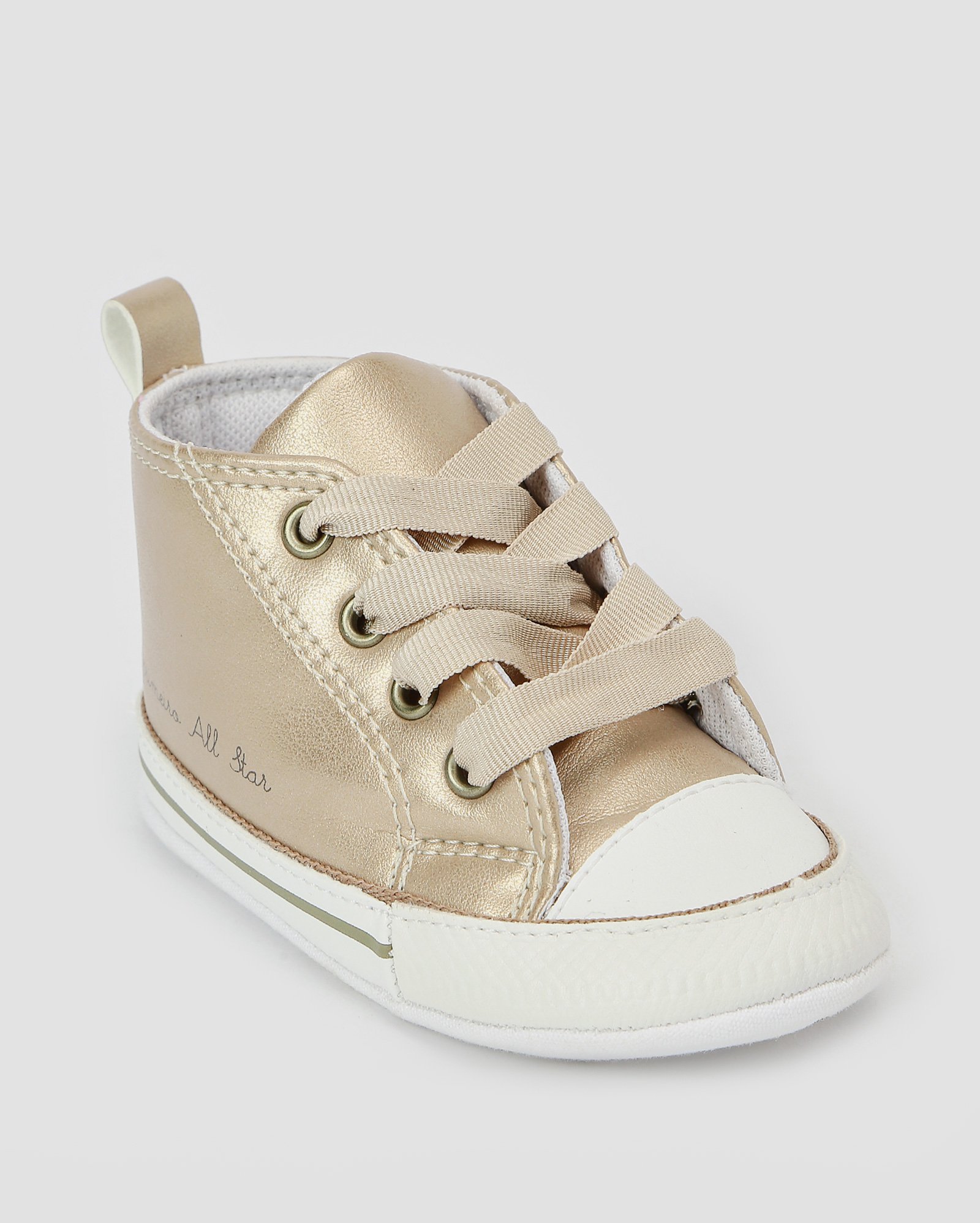 Tênis infantil Chuck Taylor cano alto dourado | Converse All Star