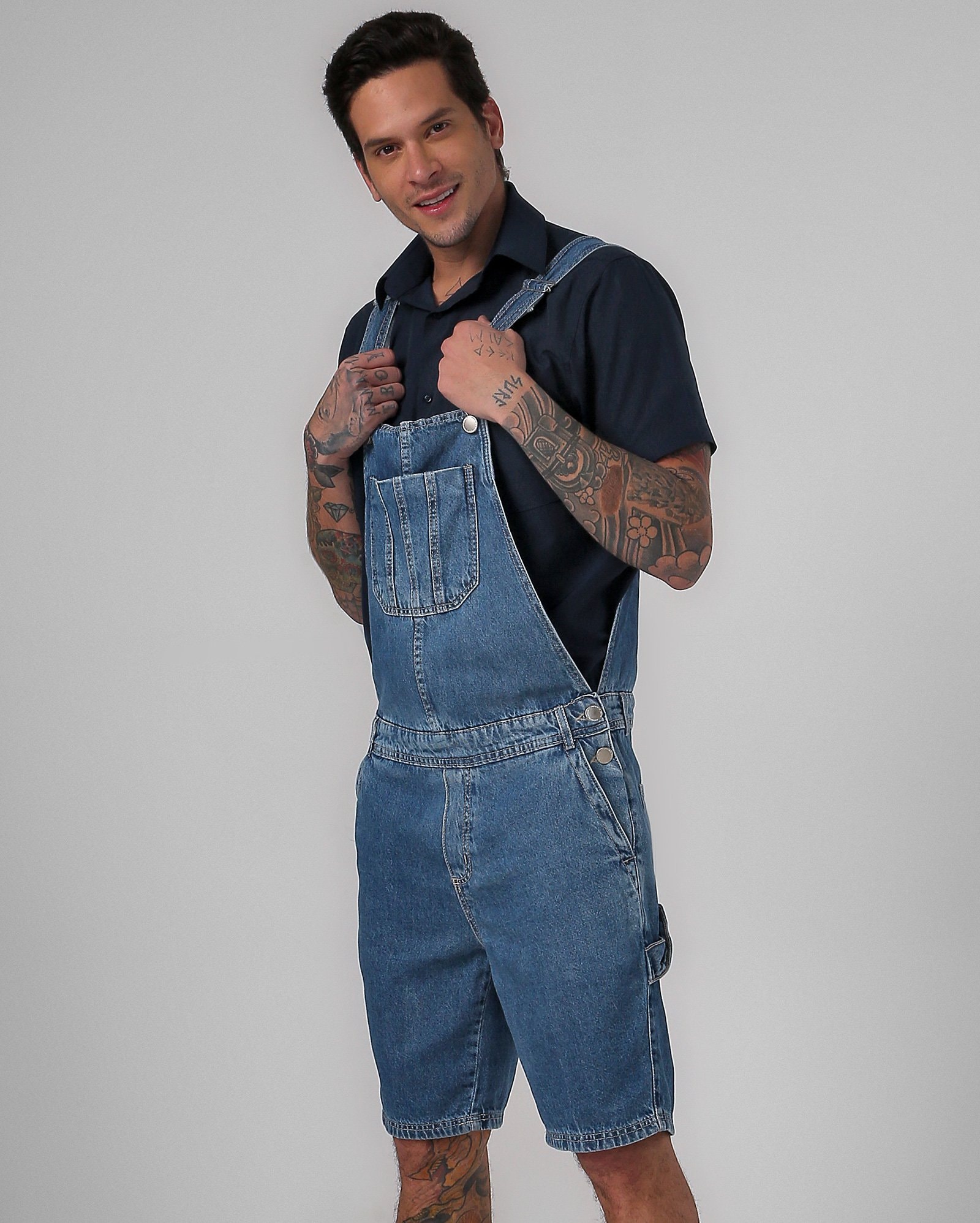 Jardineira Jeans Masculino MacacÃ£o Masculino Levis Jardineira