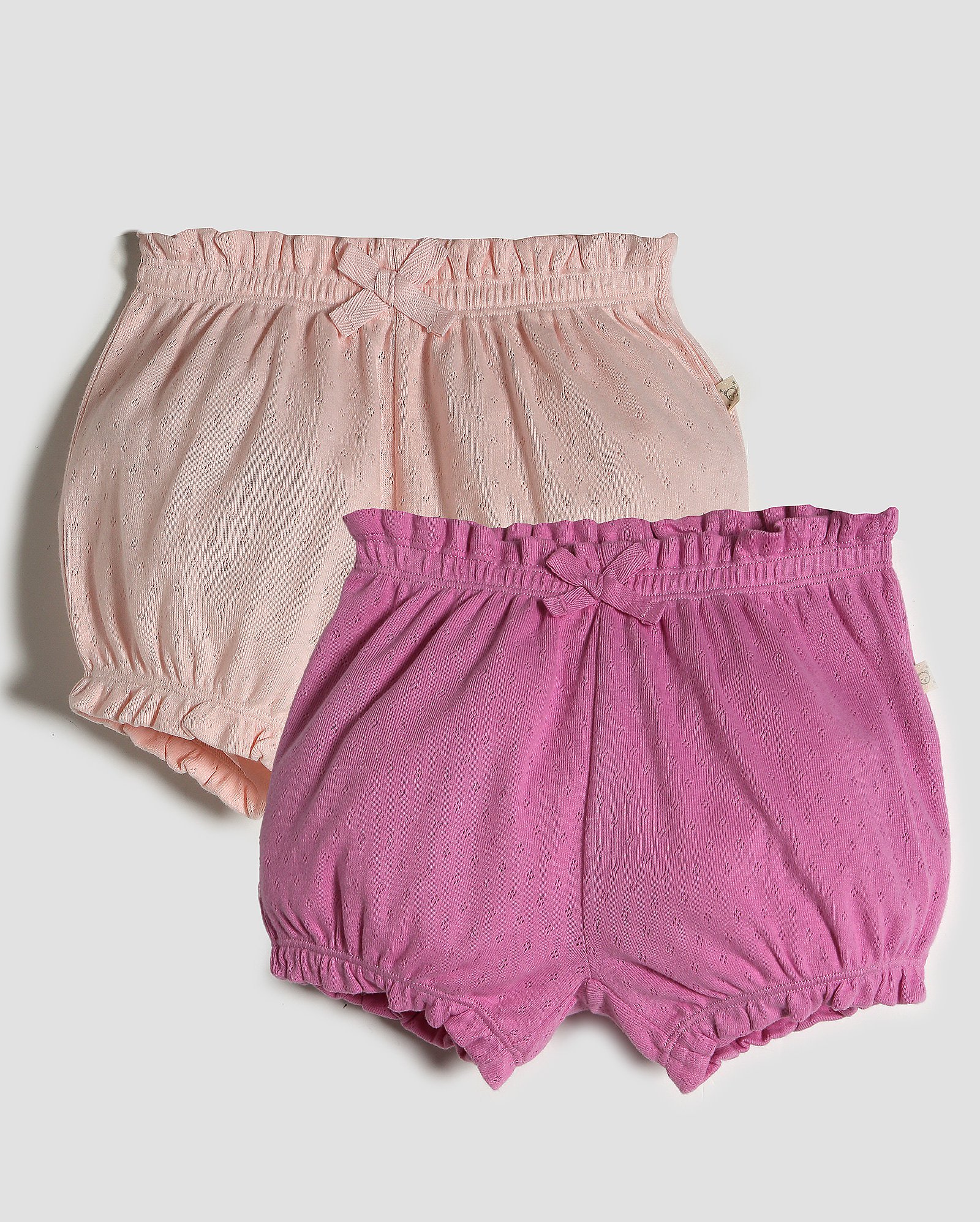 Riachuelo Kit short bebê babado multicor Baby Way by Riachuelo