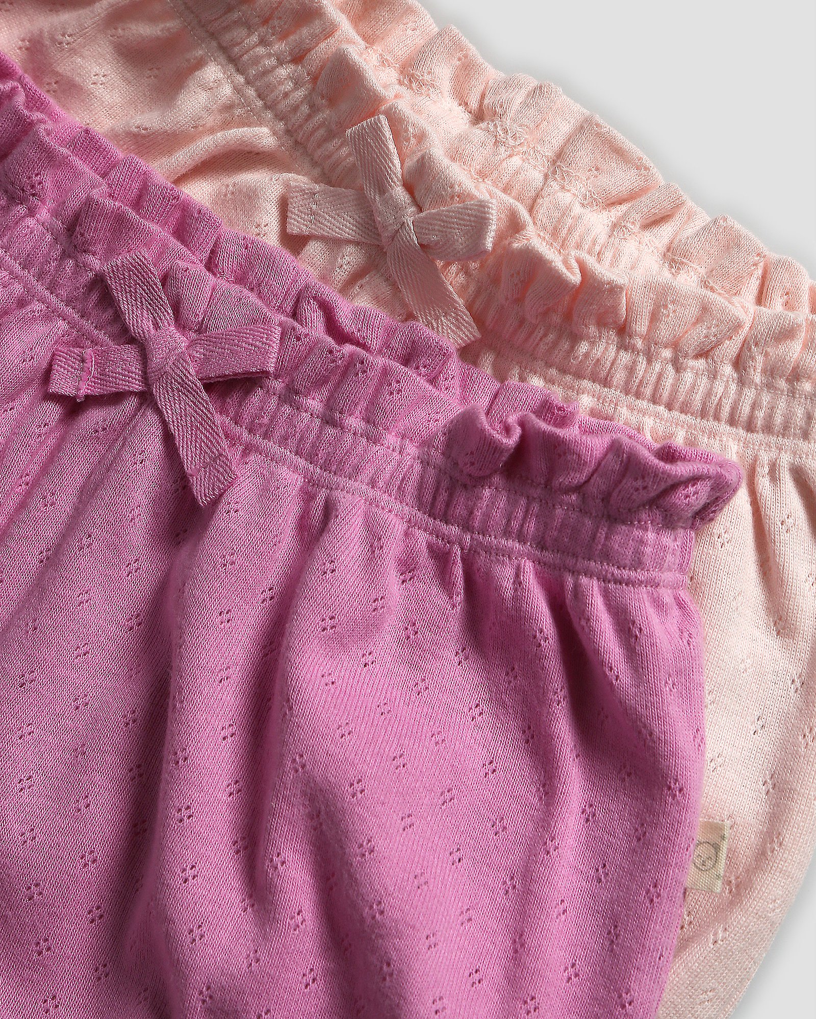 Riachuelo Kit short bebê babado multicor Baby Way by Riachuelo