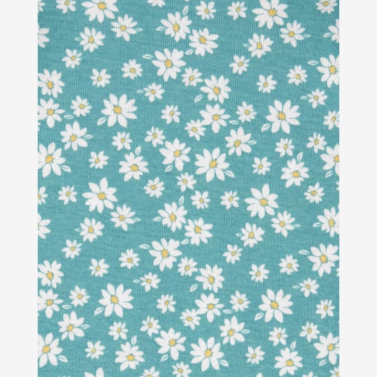 Kit body bebê 5 peças floral branco | Carter's