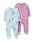 Kit macacão bebê 2 peças tartaruga lilás | Carter's